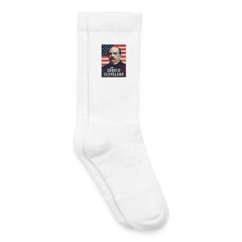 Grover Cleveland USA America Gift - Kids Tennis Socks - white - Right