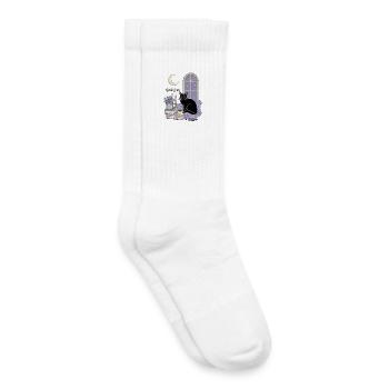 Gentle Goth Cozy Goth Katze - Kinder Tennissocken - Weiß - Rechts