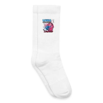 Légende débloquée niveau 39 - Chaussettes de tennis bio enfant - blanc - Droite