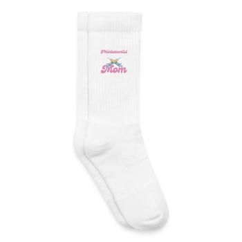 My favorite phlebotomist mom - Kids Tennis Socks - white - Right