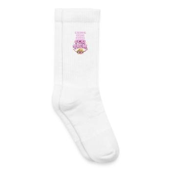 Anime-fangirl Schreit Anime-reaktion - Kinder Tennissocken - Weiß - Rechts