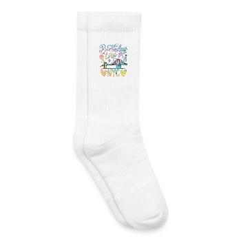 NYC Birthday Trip - Kinder Tennissocken - Weiß - Rechts