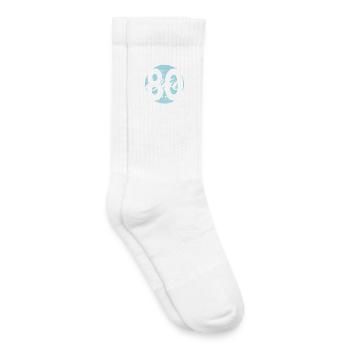 80e anniversaire 1946 cadeau pour hommes et femmes - Chaussettes de tennis bio enfant - blanc - Droite
