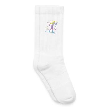 Cross-country skiing Cross-country skiing - Kids Tennis Socks - white - Right