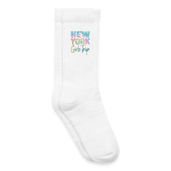 Girls Trip New York - Kinder Tennissocken - Weiß - Rechts