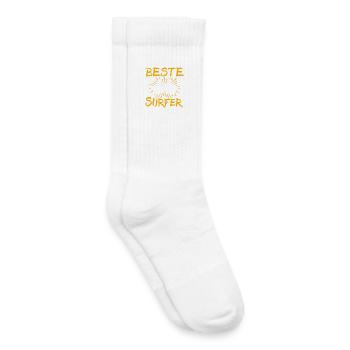 Surfer Geschenkidee - Kinder Tennissocken - Weiß - Rechts