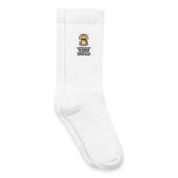 Leopardgecko-Cartoon - Kinder Tennissocken - Weiß - Rechts