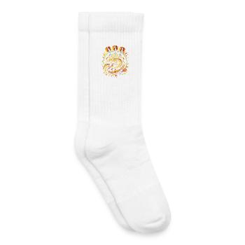 Darts | Rattle the Board , Klapperschlange - Kinder Tennissocken - Weiß - Rechts
