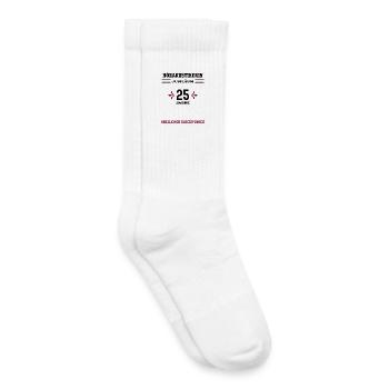 Hörakustikerin 25 Jahre Jubiläum 25. Akustikerin - Kinder Tennissocken - Weiß - Rechts