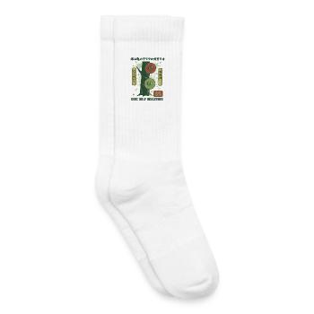 Désastres du disc golf depuis 1976 Joueur de disc golf drôle - Chaussettes de tennis bio enfant - blanc - Droite