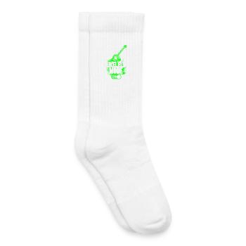 Hawaiian Ukulele Uke Ukulele Fashion - Kids Tennis Socks - white - Right