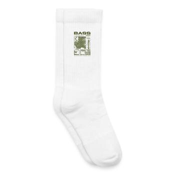 Bassiste amateur de basse Streetwear - Chaussettes de tennis bio enfant - blanc - Droite