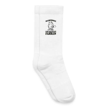 Lustiger Spruch Meme Frosch Furz Furzen Sarkasmus - Kinder Tennissocken - Weiß - Rechts