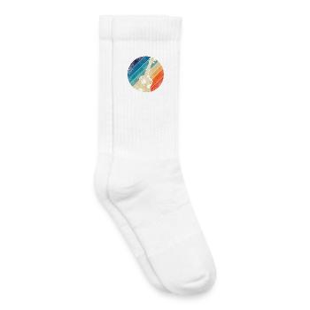 Hawaiian Ukulele Uke Retro Vintage - Kinder Tennissocken - Weiß - Rechts