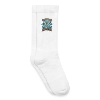 Panier de disques volant Disc Golf Smoker Chain-Smoker - Chaussettes de tennis bio enfant - blanc - Droite