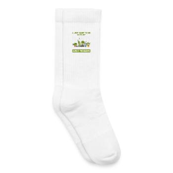 Amoureux des plantes Adultes Problèmes Jardiniers - Chaussettes de tennis bio enfant - blanc - Droite