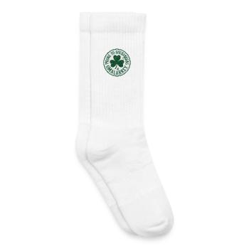 Funny St Patrick's Day Shenanigans And Malarkey - Kids Tennis Socks - white - Right