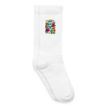 no hangover menu, mocktail karte - Kinder Tennissocken - Weiß - Rechts
