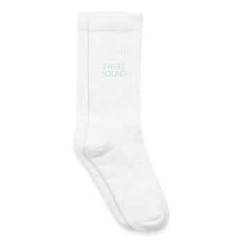 Navigation de nuit avec - Chaussettes de tennis bio enfant - blanc - Droite