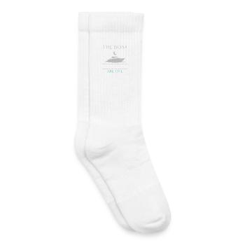 Navigation de nuit avec - Chaussettes de tennis bio enfant - blanc - Droite