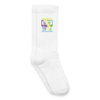 Originalkassette 1996 zum 30-jährigen Jubiläum 30 Jahre Tee - Kinder Tennissocken - Weiß - Rechts