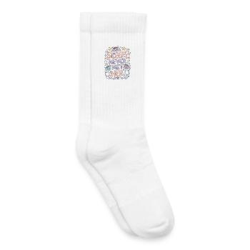 Infirmière en soins intensifs Sleep Never Rencontré son infirmière de réponse rapide - Chaussettes de tennis bio enfant - blanc - Droite