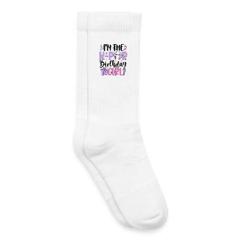 I'm The K-Pop Birthday Girl - Kinder Tennissocken - Weiß - Rechts