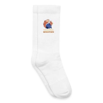 Eichhörnchen Flüsterer Denim - Kinder Tennissocken - Weiß - Rechts