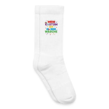 Mon cadeau de clown en lingerie costumé - Chaussettes de tennis bio enfant - blanc - Droite