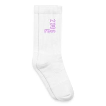 Édition limitée cadeau pour le 18e anniversaire 2008 - Chaussettes de tennis bio enfant - blanc - Droite
