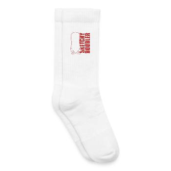 Doodle Doodle Drawing Sketchy Doodler - Kids Tennis Socks - white - Right