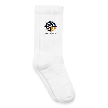 Terra Navigare Sternenkompass-Logo - Kinder Tennissocken - Weiß - Rechts