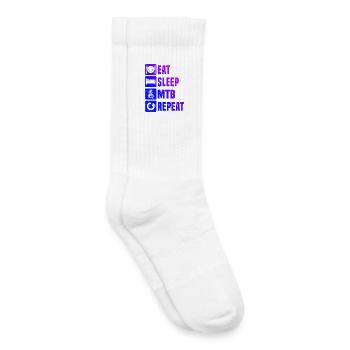 Direkte Mountainbike Aussage - Kinder Tennissocken - Weiß - Rechts