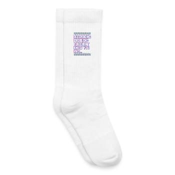 Infirmier praticien diagnostiquant des problèmes en soins infirmiers - Chaussettes de tennis bio enfant - blanc - Droite