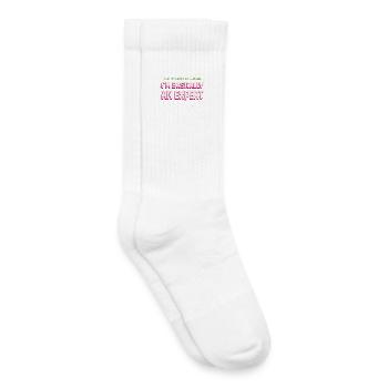 I Got My Certificate Online I'm Basically Expert - Kinder Tennissocken - Weiß - Rechts