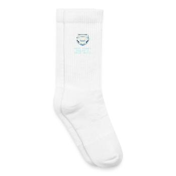 This daddy doesn't rage | Dad - Kids Tennis Socks - white - Right