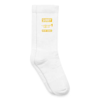 Sorry i tooted trumpet player - Kids Tennis Socks - white - Right