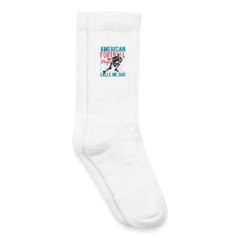 My Favorite Football Player Calls Me Dad Season - Kinder Tennissocken - Weiß - Rechts