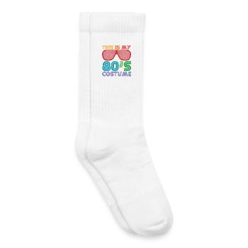 This is my 80's 80's Costume Costume - Kids Tennis Socks - white - Right