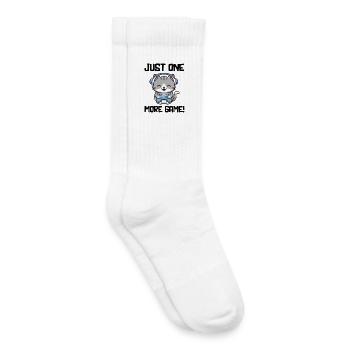 Encore un jeu de chaton mignon Gamer Chat Gaming - Chaussettes de tennis bio enfant - blanc - Droite