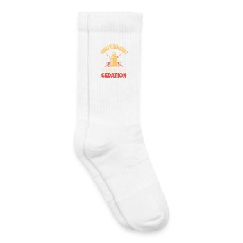 Anesthesiologist Expert In Sedation Anesthesia - Kinder Tennissocken - Weiß - Rechts