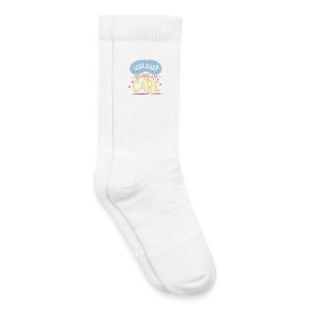 Pflegerin Pfleger Altenpflege Less Sleep More Care - Kinder Tennissocken - Weiß - Rechts