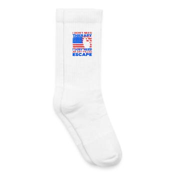 Artist Painter Graphic I'd Rather Be Painting Art - Kids Tennis Socks - white - Right