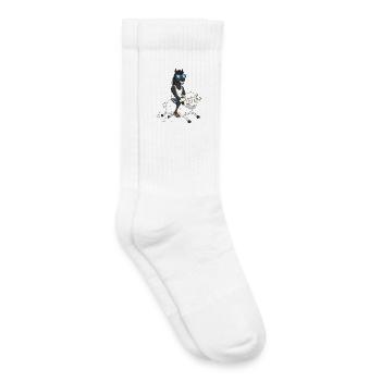 Menorca horse and sheep t-shirt - Kids Tennis Socks - white - Right