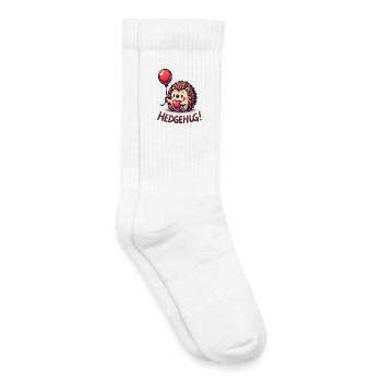 Hedgehog Herzballon Umarmung - Kinder Tennissocken - Weiß - Rechts