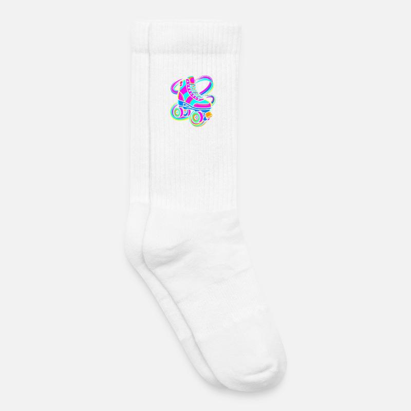 Rollschuh - Kinder Tennissocken - Weiß