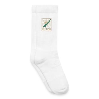 Fuschlsee Sonnenstrahl Vintage - Kinder Tennissocken - Weiß - Rechts