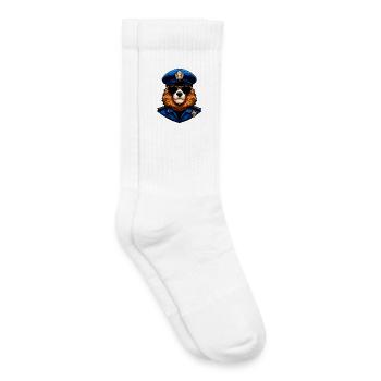 Marmots Police - Kids Tennis Socks - white - Right
