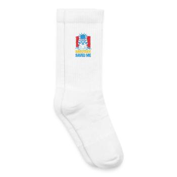 Hardtekk Tekke Ostdeutschland - Kinder Tennissocken - Weiß - Rechts
