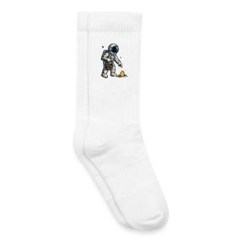 Exploration des œufs d’astronaute - Chaussettes de tennis bio enfant - blanc - Droite
